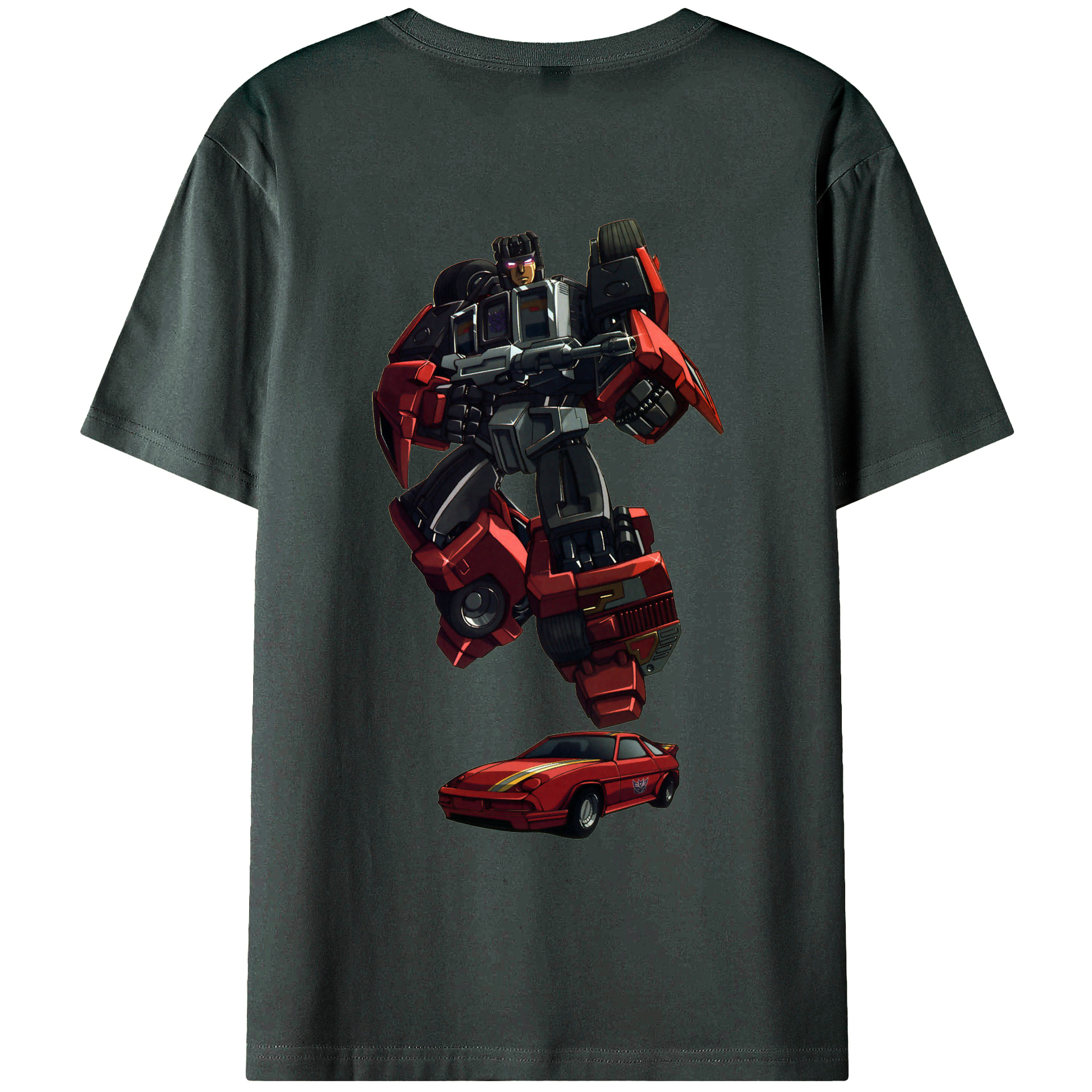 （画像用）  綿100％ メンズ半袖Tシャツ（バックプリント） 通気性